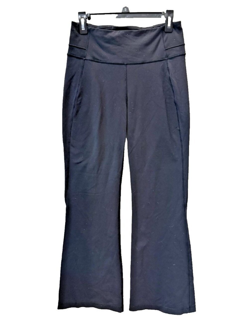 Lululemon Groove Pant Flare Leg Black W5BTUS Luxtreme Sz 10 Athletic 30" Inseam